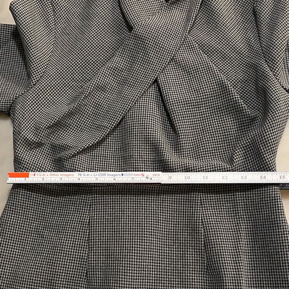 🎈3/4 Sleeve Gray Black Midi Dress🎁$20 Bundle up to 5 lbs Sale 📦 - Picture 7 of 14